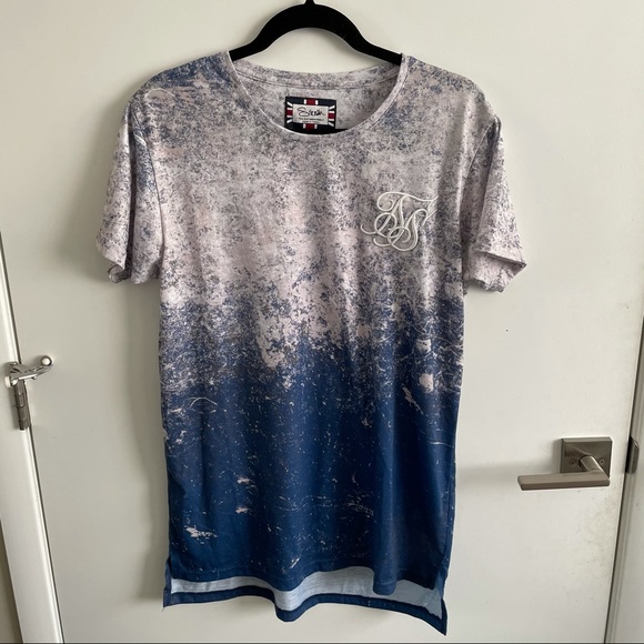 Sik Silk Distressed Basic Vent Tee - Picture 4 of 9